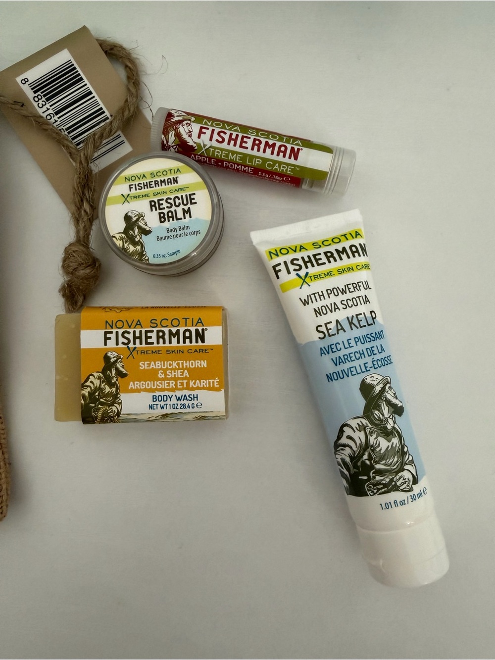 Nova Scotia Fisherman hand cream and balm set